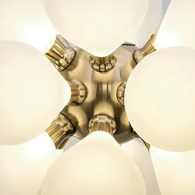 Modern Decorative Cluster Bubble Semi-Flush Mount