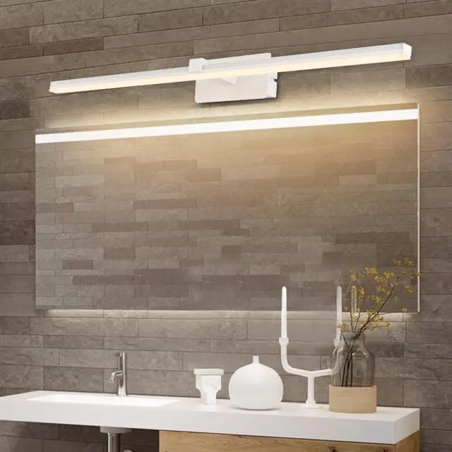 Modern Minimalist LED Bath Light Ultra-thin Vanity Bathroom Light Bar ...