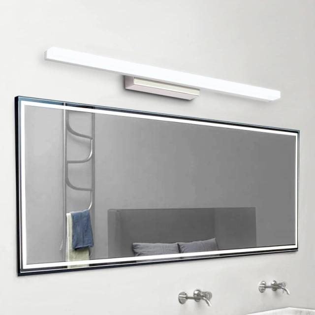 LED Bath Light Minimalist Modern Ultra-thin Vanity Bathroom Light Bar ...