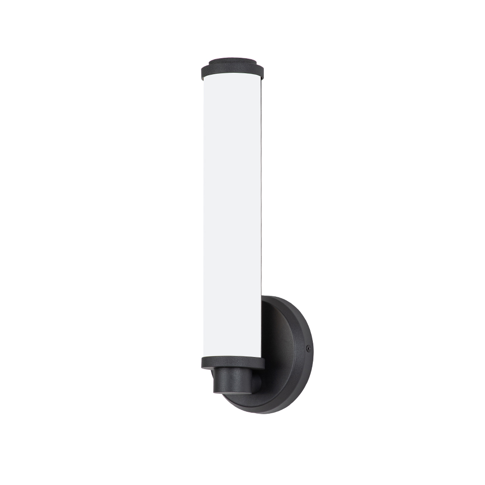 Modern Minimalist LED Brass/ Black Cylinder Strip Wall Sconces Wall Lights in Warm White for Front Door/ Entryway/Living Room Bathroom Vanity Light
