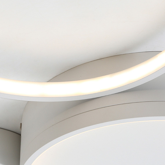 Modern Rings LED Ceiling Lamp Energy Saving Ceiling Lamp for Bedroom