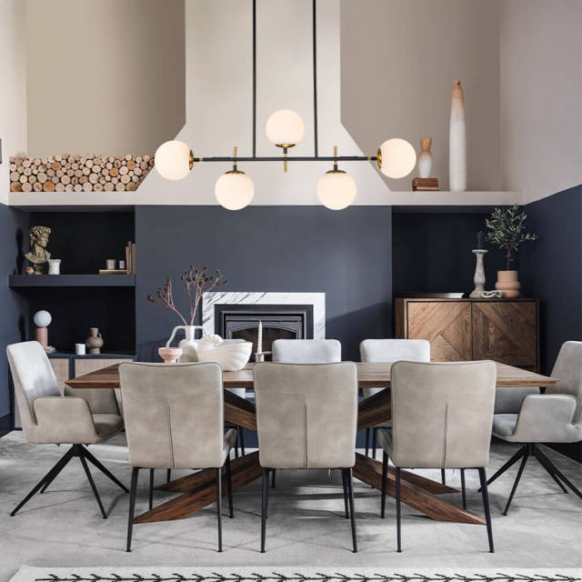 Modern Contemporary 3 Light Linear Pendant Lighting with Seeded Glass Globes for Kitchen Island Dining Room