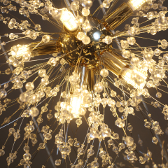 Contemporary Modern Sputnik Firework Chandelier Large Hanging Pendant Lighting for High Ceiling  Restaurant/ Staircases/ Hotels