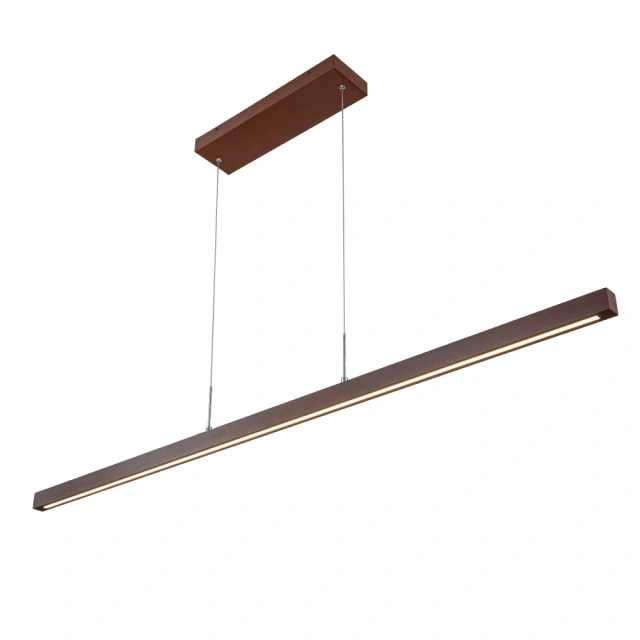 Dimmable LED Modern Linear Island Chandelier in Long Strip Shape for Home Office Dining Room Kitchen Island