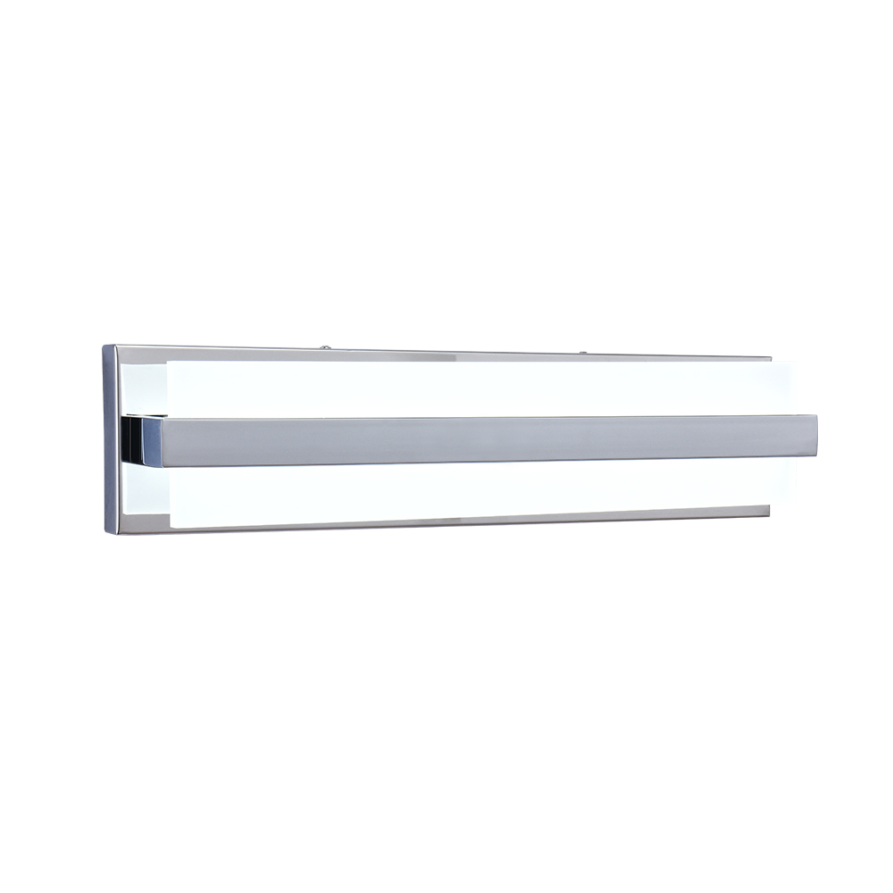 Dimmable Modern Rectangular LED Bathroom Vanity Light Wall Sconce Wall Light in 6000K Cool Light for Dressing Room/ Kitchen
