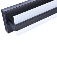 Dimmable Modern Rectangular LED Bathroom Vanity Light Wall Sconce Walll Light in 6000K Cool Light for Dressing Room/ Kitchen