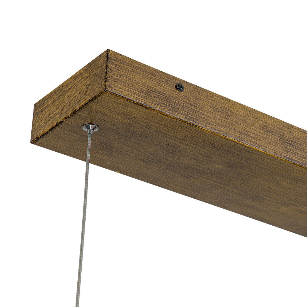 Dimmable LED Modern Linear Island Chandelier in Long Strip Shape for Kitchen Island Dining Room