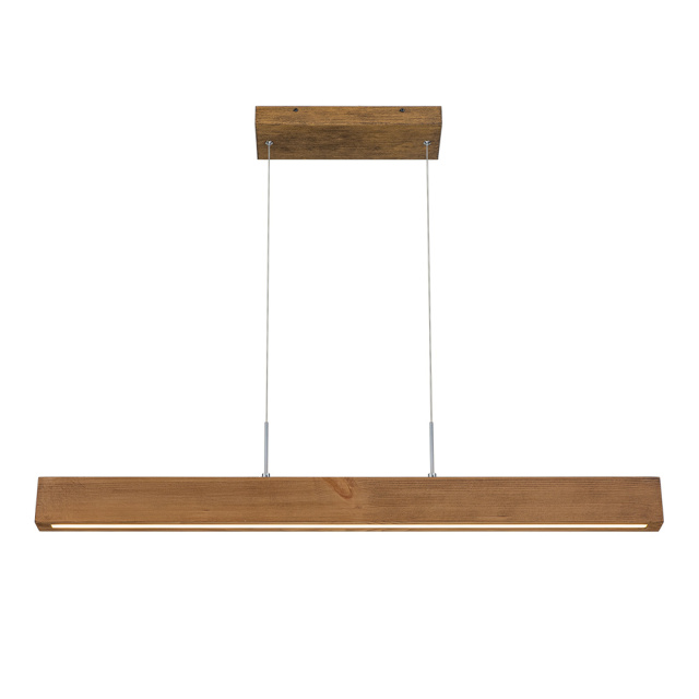Dimmable LED Modern Linear Island Chandelier in Long Strip Shape for Home Office Dining Room Kitchen Island
