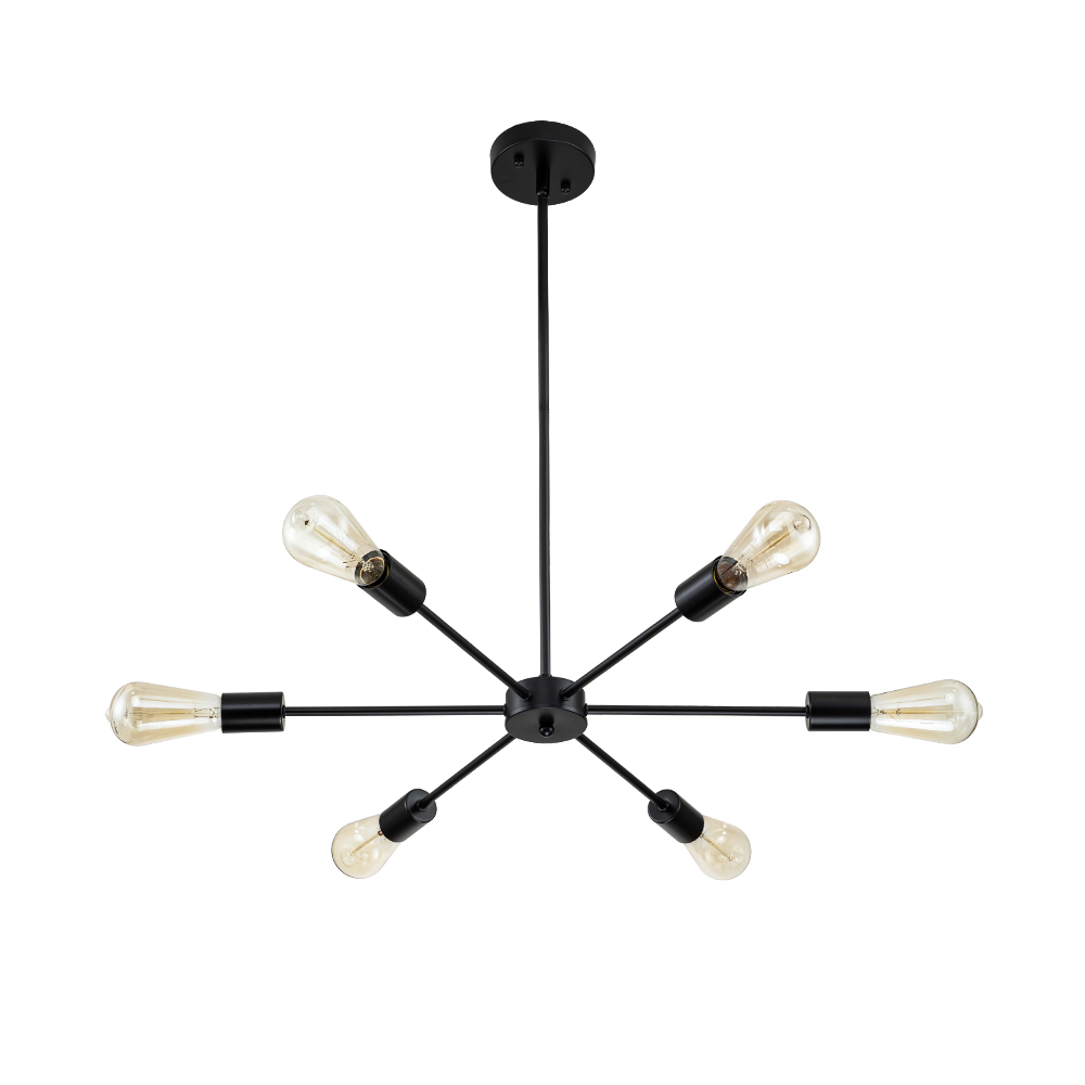 Contemporary Modern Adjustable Arms Sputnik Silhouette Chandelier for Restaurant/ Living Room/ Bedroom/ Dining Table