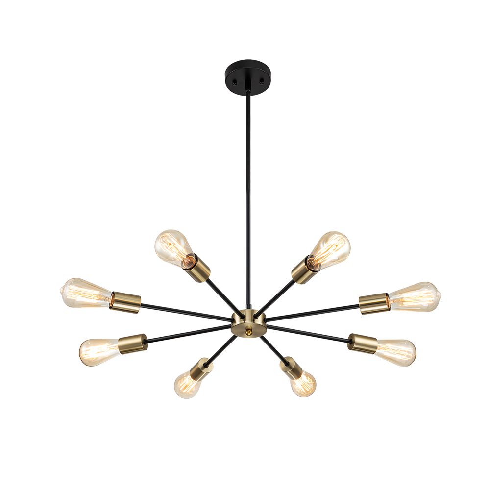 Contemporary Modern Adjustable Arms Sputnik Silhouette Chandelier for Restaurant/ Living Room/ Bedroom/ Dining Table