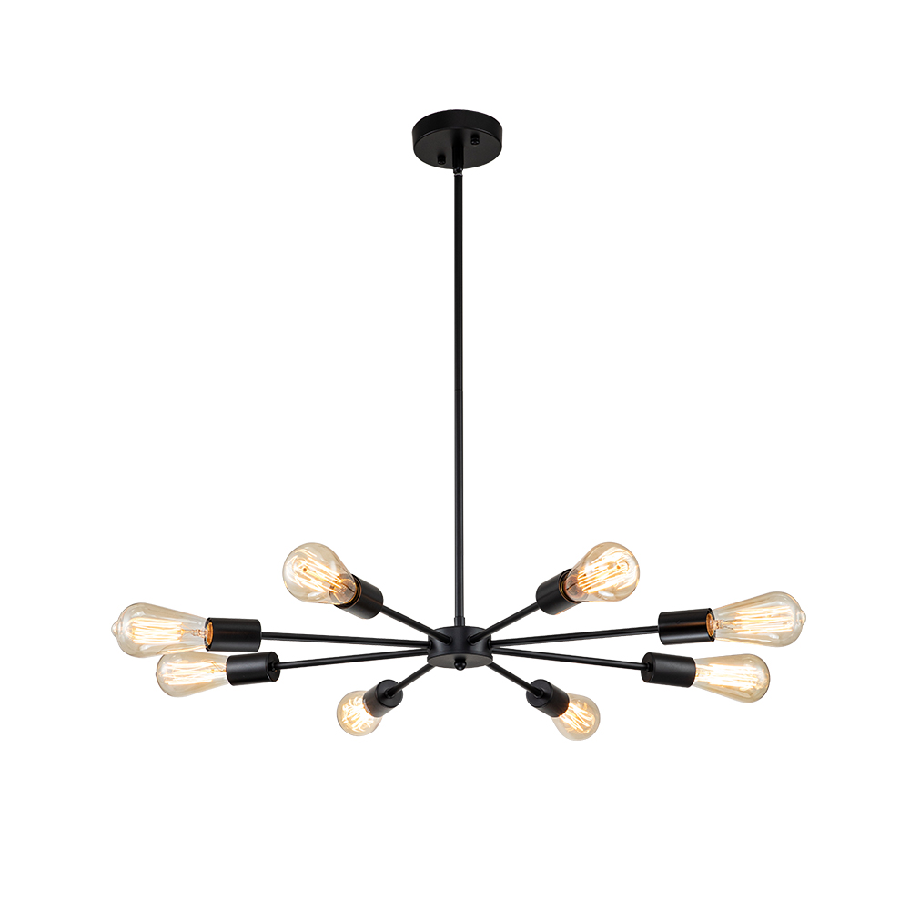 Contemporary Modern Adjustable Arms Sputnik Silhouette Chandelier for Restaurant/ Living Room/ Bedroom/ Dining Table