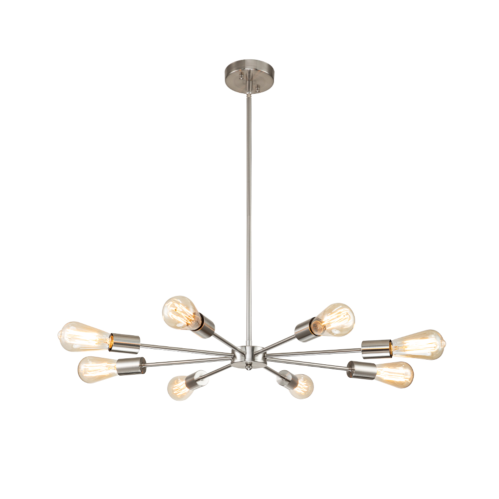 Contemporary Modern Adjustable Arms Sputnik Silhouette Chandelier for Restaurant/ Living Room/ Bedroom/ Dining Table