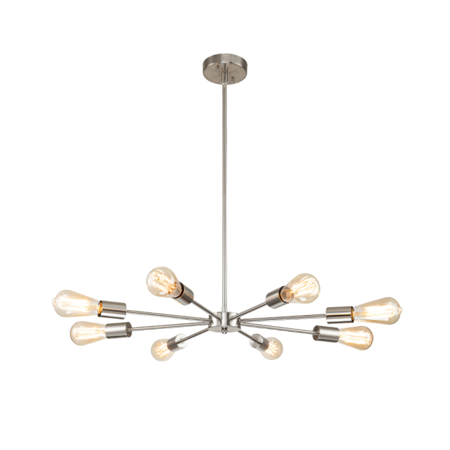 Modern Mid-century Sputnik Silhouette Two-Tier Chandelier for Restaurant/ Living Room/ Bedroom