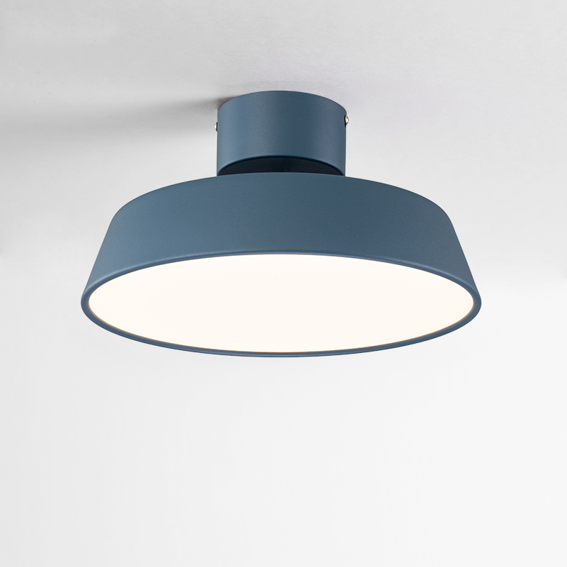 Scandinavia LED Northern Semi Flush Mount Ceiling Light in Matte Finish for Entryway/ Living Room/ Kitchen Low Ceiling