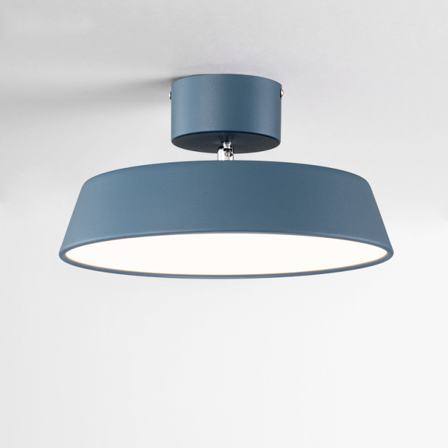 Scandinavia LED Northern Semi Flush Mount Ceiling Light in Matte Finish for Entryway/ Living Room/ Kitchen Low Ceiling