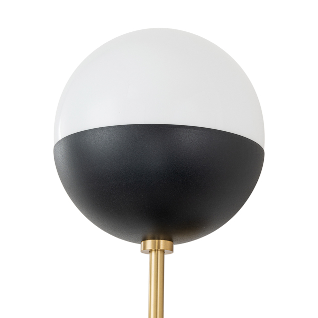 Modern Sleek Spherical Opal Glass Globes Wall Sconces Wall Lamp for Living /Dining Room /Hallway