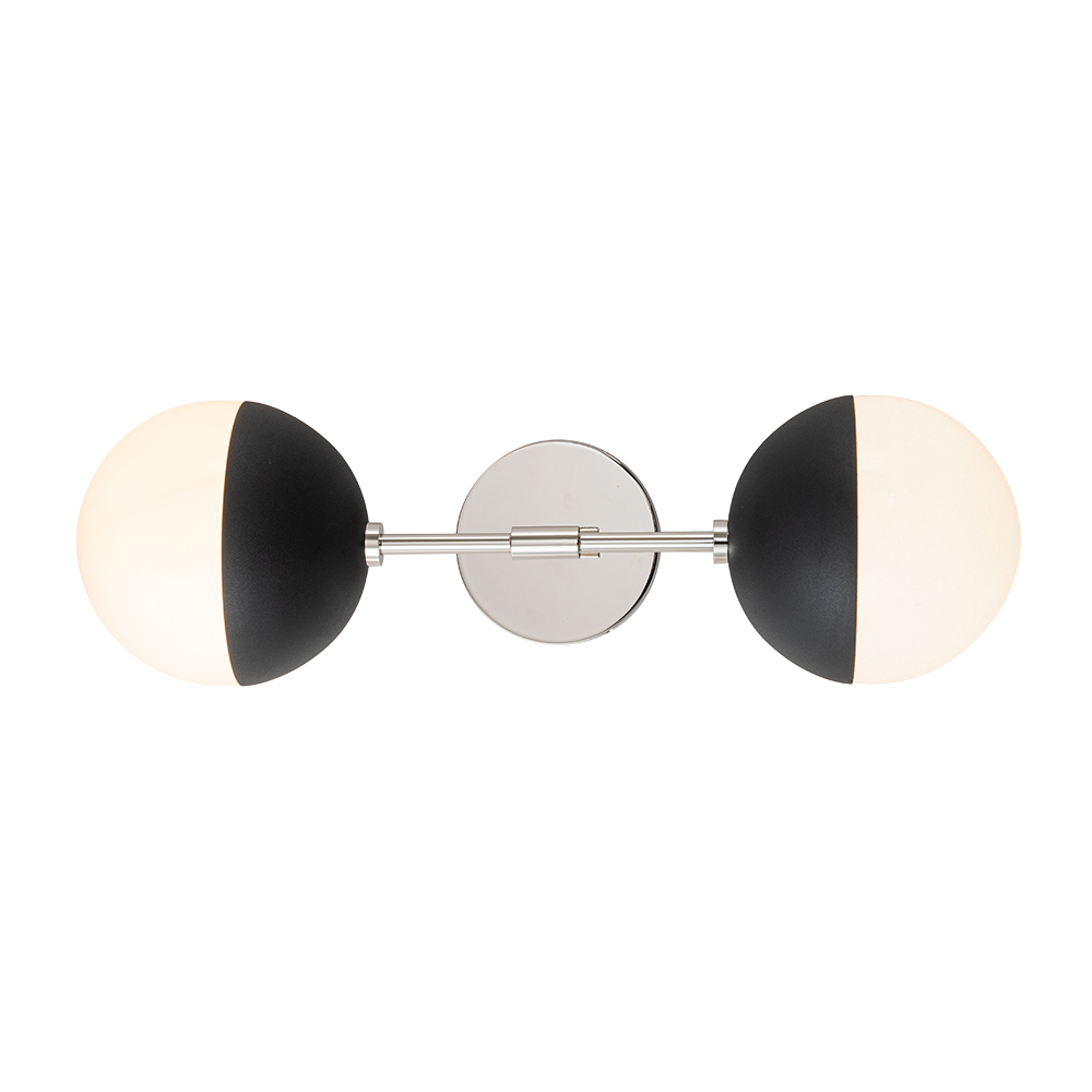 Modern Sleek Spherical Opal Glass Globes Wall Sconces Wall Lamp for Living /Dining Room /Hallway