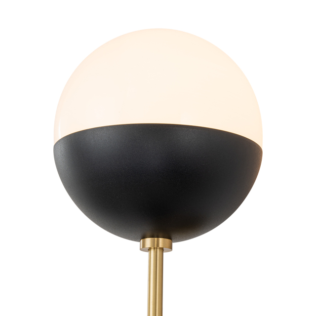 Modern Sleek Spherical Opal Glass Globes Wall Sconces Wall Lamp for Living /Dining Room /Hallway