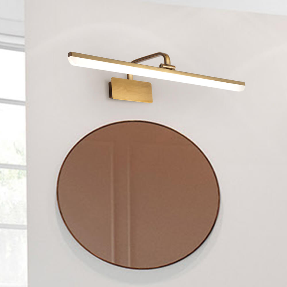Mid-Century Modern Style Armed LED Vanity Bathroom Light Bar Wall