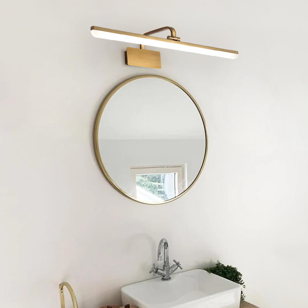 Mid-Century Modern Style Armed LED Vanity Bathroom Light Bar Wall