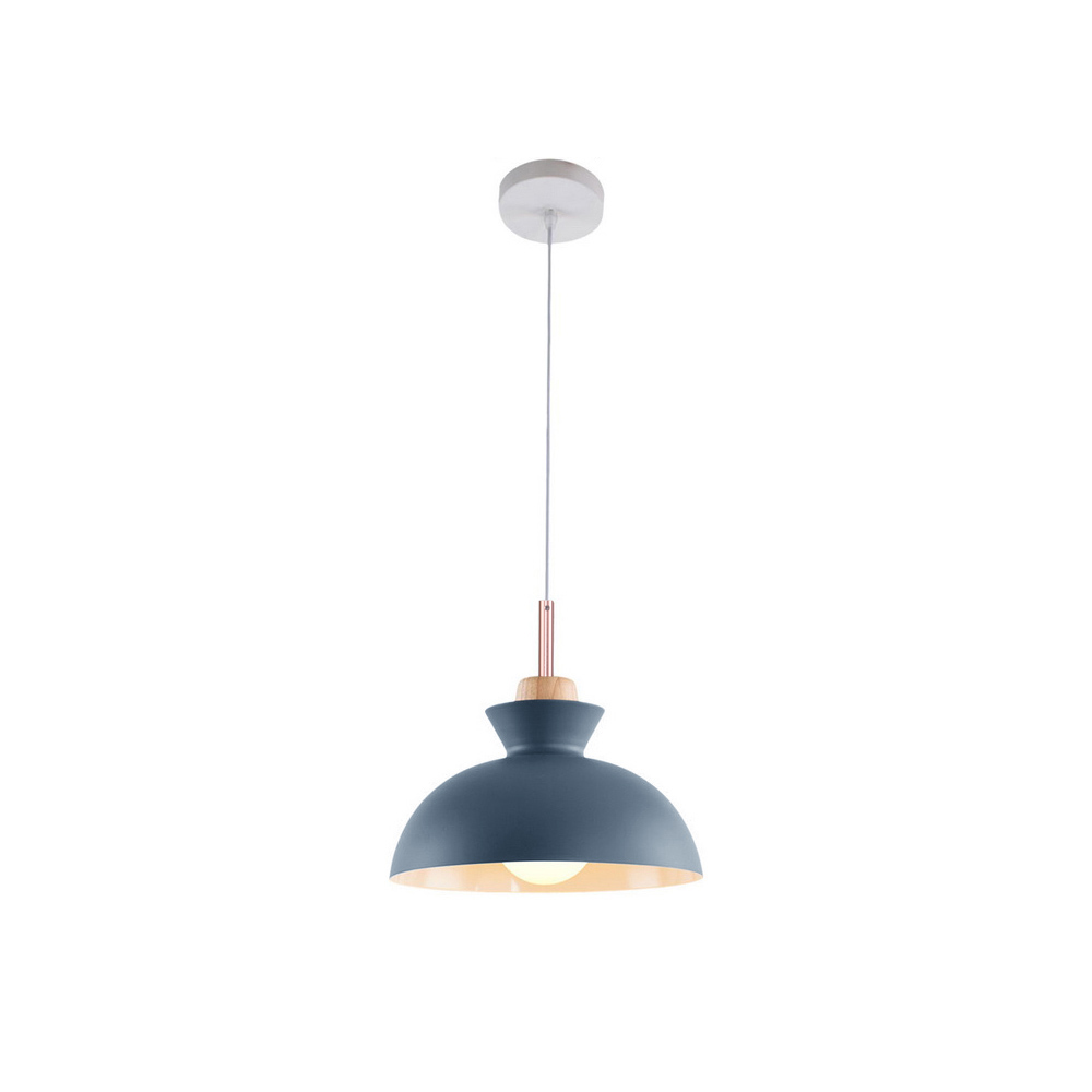 Modern Dome Shaped 1 Light 11.02"W Pendant Light Overhead Kitchen Lighting for Dining Room Kitchen Island