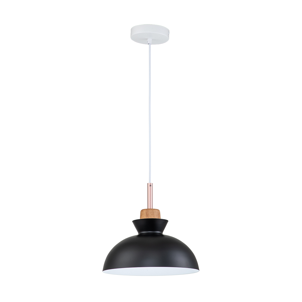 Modern Dome Shaped 1 Light 11.02"W Pendant Light Overhead Kitchen Lighting for Dining Room Kitchen Island