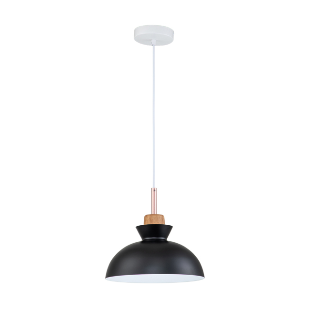 Modern Dome Shaped 1 Light 11.02"W Pendant Light Overhead Kitchen Lighting for Dining Room Kitchen Island