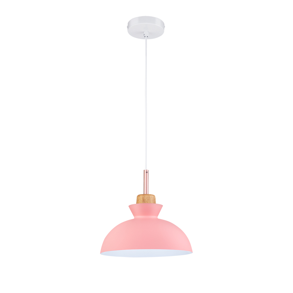 Modern Dome Shaped 1 Light 11.02"W Pendant Light Overhead Kitchen Lighting for Dining Room Kitchen Island