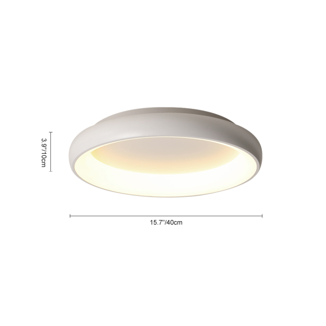 Modern Gold Round Shape LED Flush Mount Ceiling Lights for Living Room Hallway