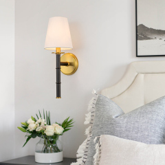 Dreamy Glam Modern Armed Wall Sconces Luxurious Water-grained Glass Shade Wall Light