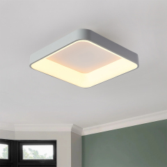 Modern Minimalist LED Acrylic Flat Square Flush Mount Ceiling Light for Entryway/ Bedroom/ Kitchen/ Living Room