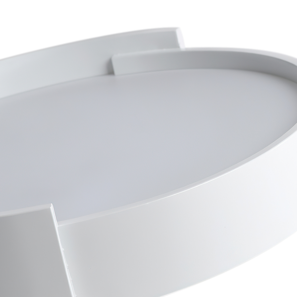 Minimalist Modern Circular Round LED Flush Mount Thin Ceiling Light For Living Room Hallway Home Office