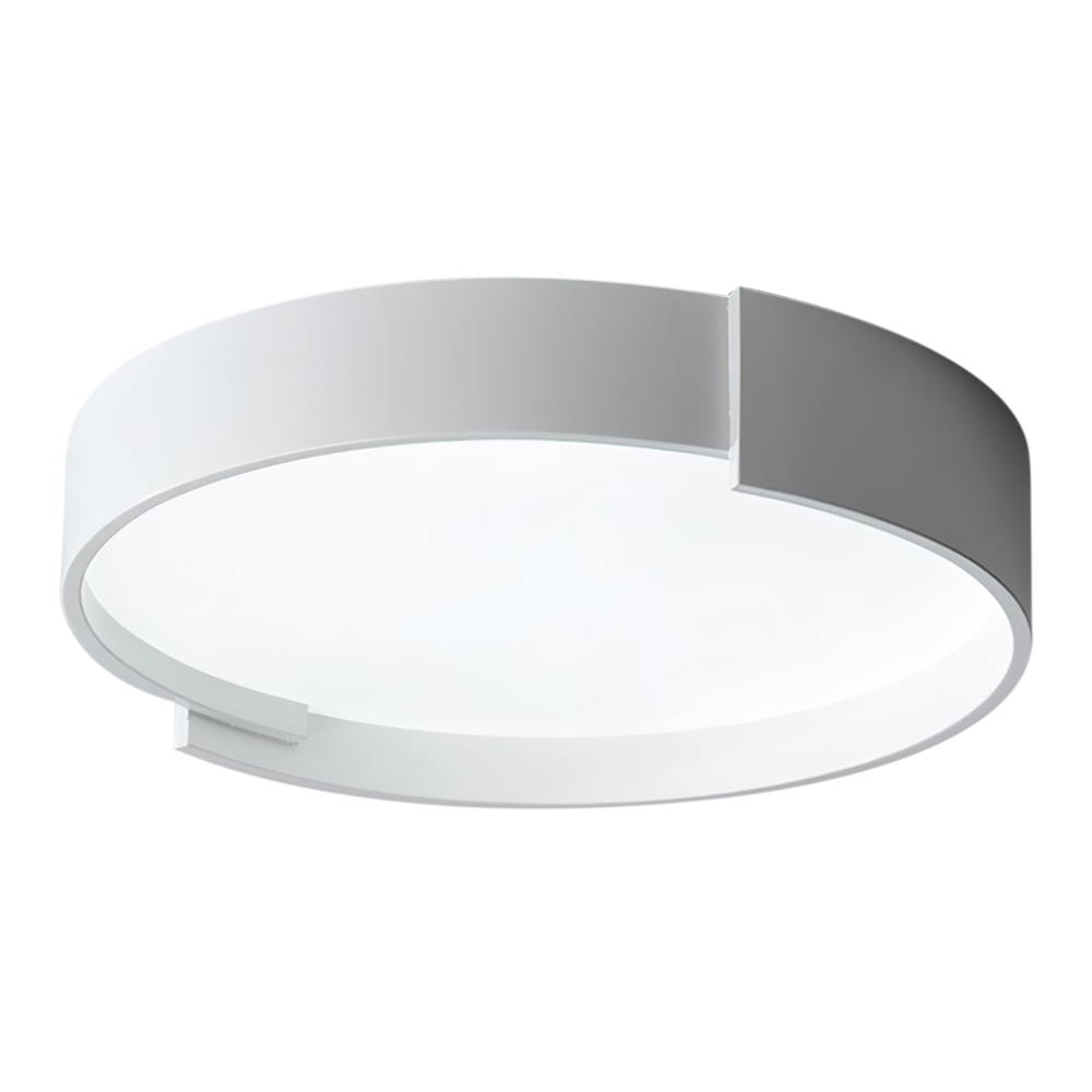 Minimalist Modern Circular Round LED Flush Mount Thin Ceiling Light For Living Room Hallway Home Office