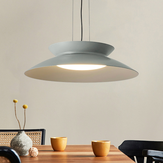 Modern Saucer LED Pendant Light Hanging Light in Acrylic Diffuser Bedroom/ Kitchen/ Living Room/ Breakfast Table