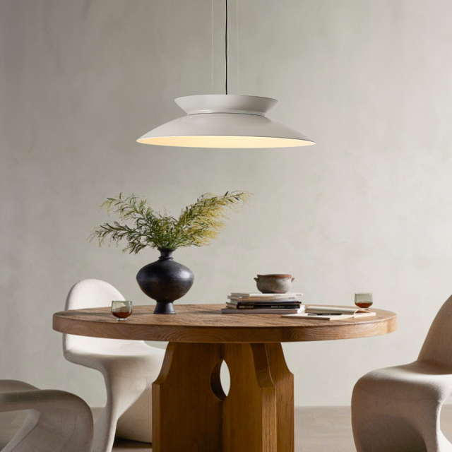 Modern Saucer LED Pendant Light Hanging Light in Acrylic Diffuser Bedroom/ Kitchen/ Living Room/ Breakfast Table