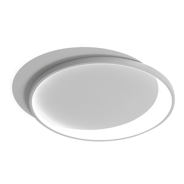 Modern Simplicy Circular Binary Orbit LED Flush Mount Ceiling Light For Living Room Hallway Home Office