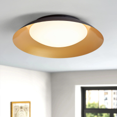Modern Saucer LED Flush Mount Ceiling Light in Acrylic Diffuser For Living Room Hallway Home Office