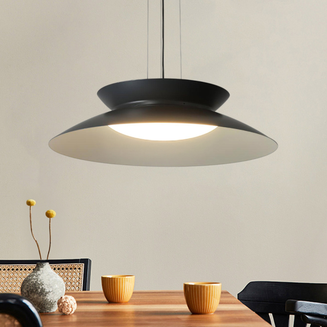 Modern Saucer LED Pendant Light Hanging Light in Acrylic Diffuser Bedroom/ Kitchen/ Living Room/ Breakfast Table