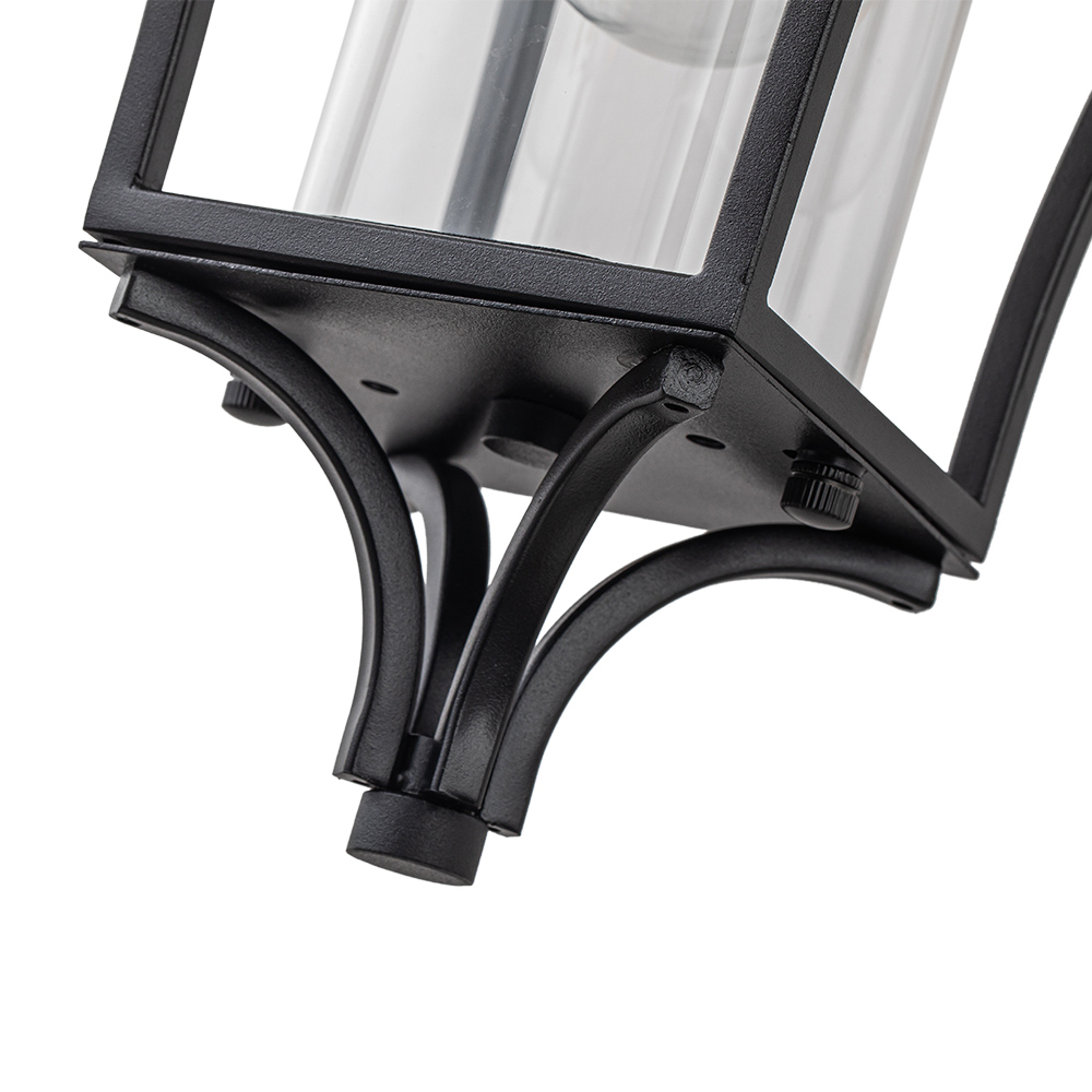 IP44 Modern Outdoor Lantern Wall Sconce Waterproof Indoor Porch Light Fixture with Dusk to Dawn