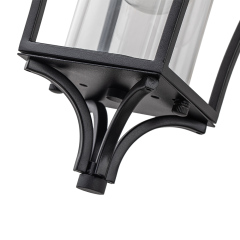 IP44 Modern Outdoor Lantern Wall Sconce Waterproof Indoor Porch Light Fixture with Dusk to Dawn