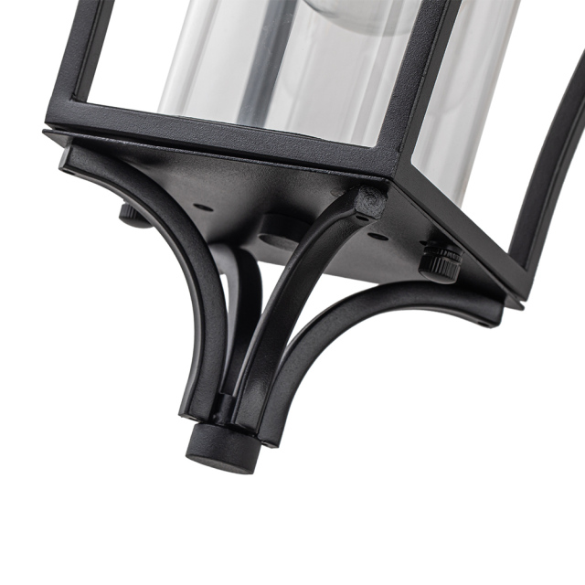 IP44 Modern Outdoor Lantern Wall Sconce Waterproof Indoor Porch Light Fixture with Dusk to Dawn