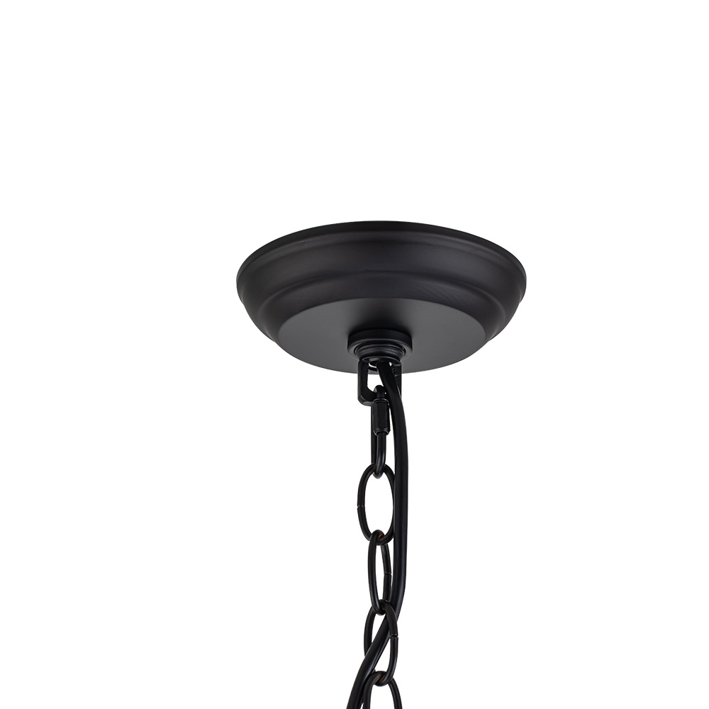 Black Glam Modern Bubble Chandelier Sputnik Cluster Glass Hanging Light Fixture for Dining Room Living Room Bedroom