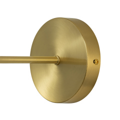 Minimalist Modern Single Light Wall Lamp Brass Glass Globe Wall Sconces Wall Lights for Front Door/ Entryway/ Living Room
