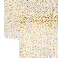 Glam Modern Luxury Crystal Dimmable LED Chandelier in Tassel Style for Living Room/ Dining Room/ Restaurant/ Bedroom