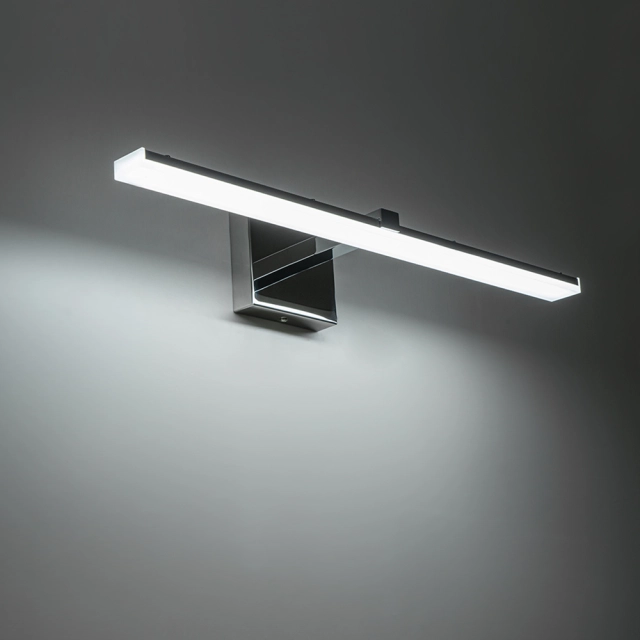 Dimmable Modern Rectangular LED Bathroom Vanity Light Wall Sconce Wall Light in 6000K Cool Light for Dressing Room/ Kitchen