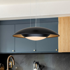 Dimmable Modern Saucer UFO LED Pendant Light Hanging Light in Acrylic Diffuser For Bedroom/ Kitchen/ Living Room/ Breakfast Table