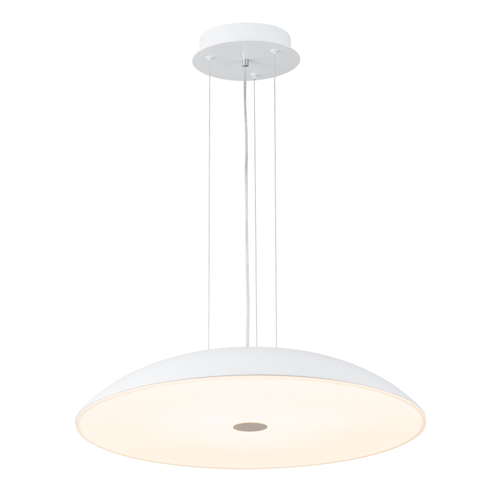 Dimmable Modern Saucer LED Dome Pendant Lighting in Acrylic Diffuser For Bedroom/ Kitchen/ Living Room/ Breakfast Table
