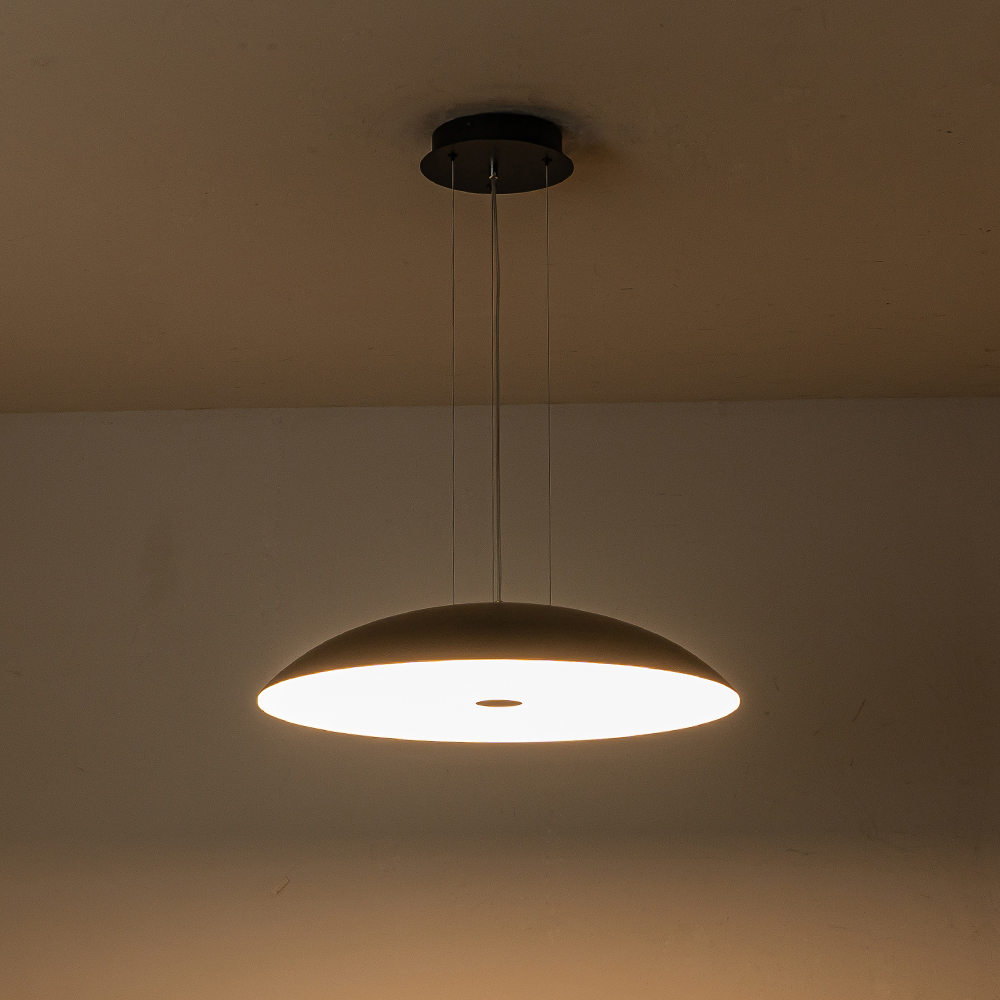Dimmable Modern Saucer LED Dome Pendant Lighting in Acrylic Diffuser For Bedroom/ Kitchen/ Living Room/ Breakfast Table
