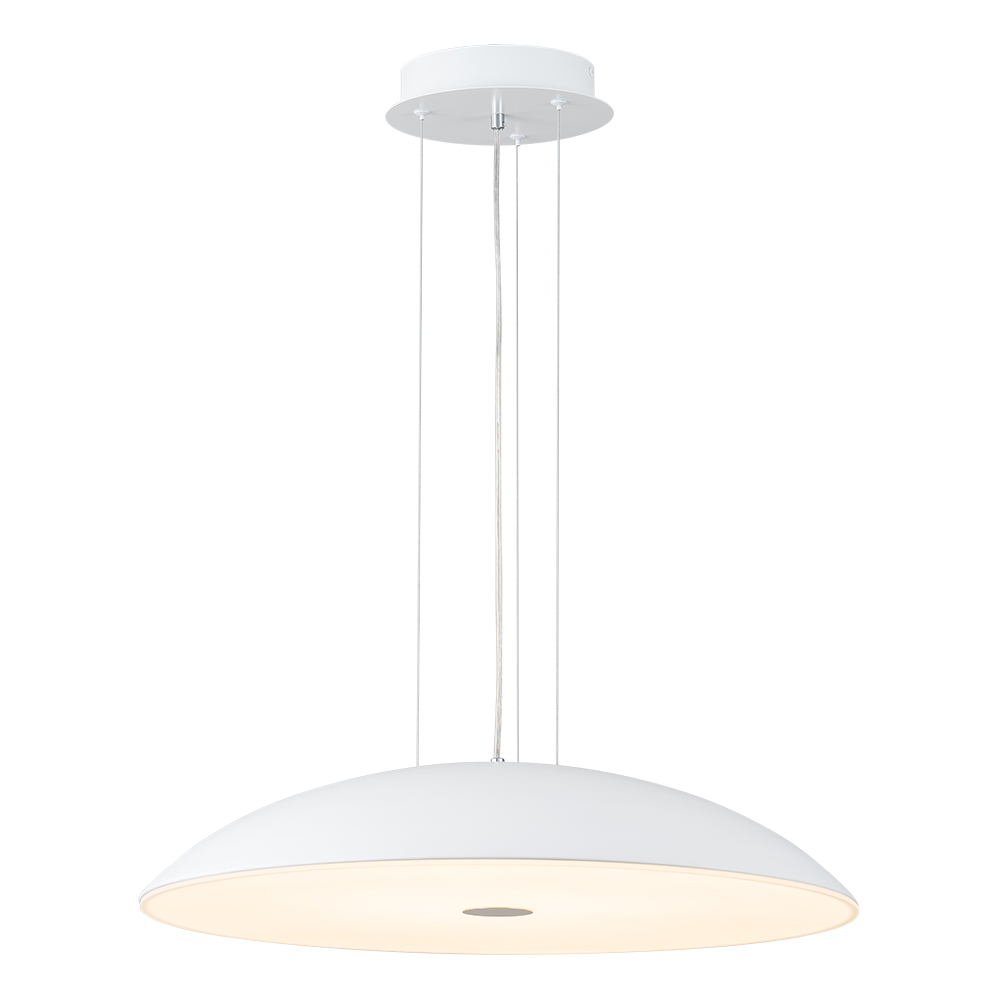 Dimmable Modern Saucer LED Dome Pendant Lighting in Acrylic Diffuser For Bedroom/ Kitchen/ Living Room/ Breakfast Table