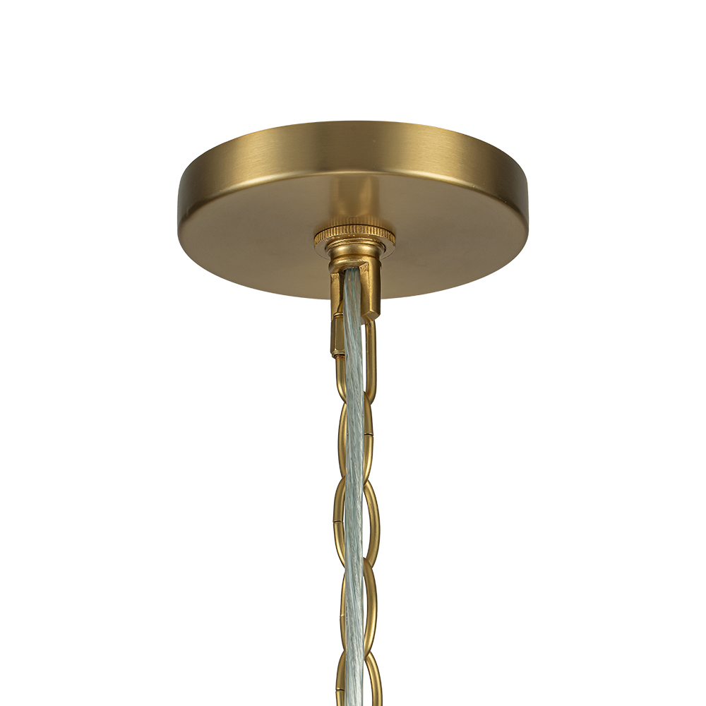 Luxury Large Modern Cluster Cloud Bubble Chandelier Ribbed Glass Brass Hanging Light for Dining Room Living Room Bedroom